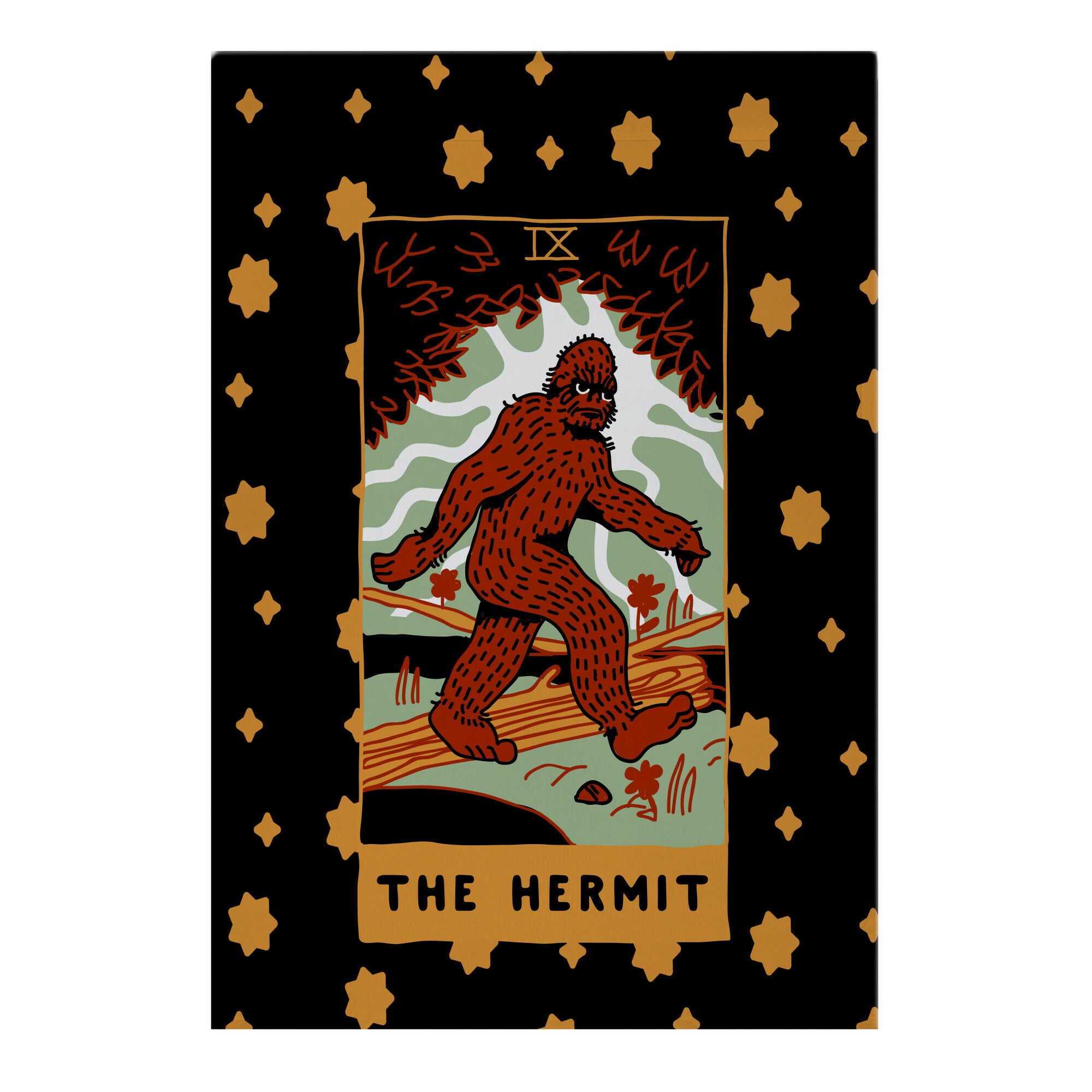 The Hermit (Bigfoot) Garden Flag